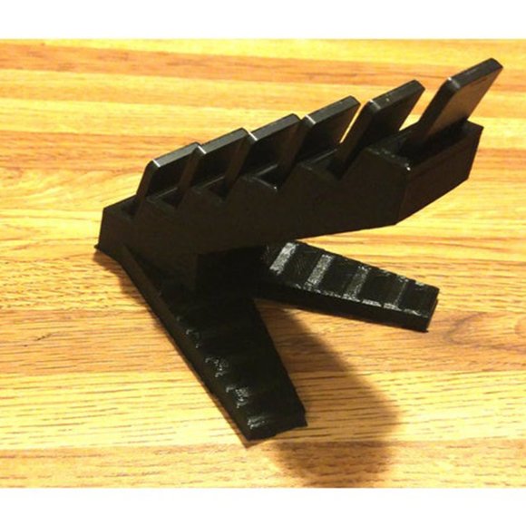 Nintendo Switch Tiered Trophy Game Display Layered Stack Holds 6 Game Cartridge - Picture 2 of 4